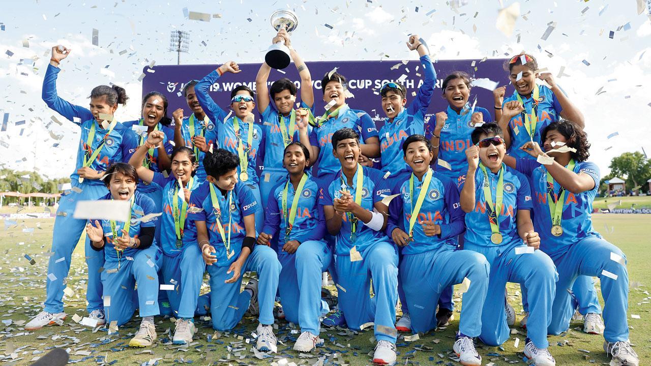 India's women in blue emerge U-19 champs as they beat England to win world cup