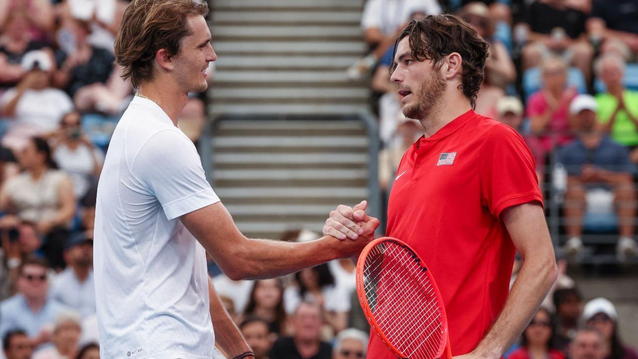 Taylor Fritz blasts past Alexander Zverev as USA leads Germany at United Cup