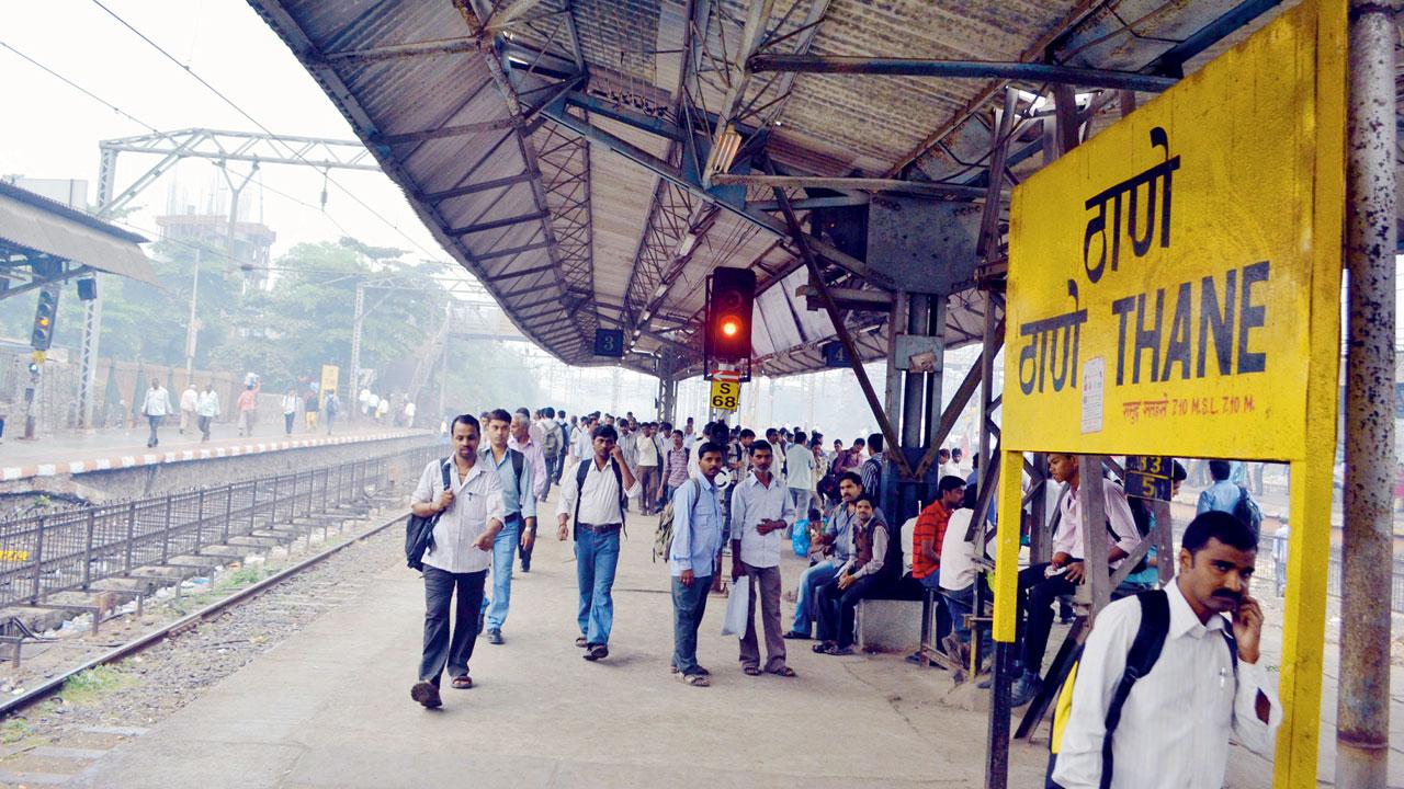 Thane station sees an average  passenger footfall of 6 lakh a day
