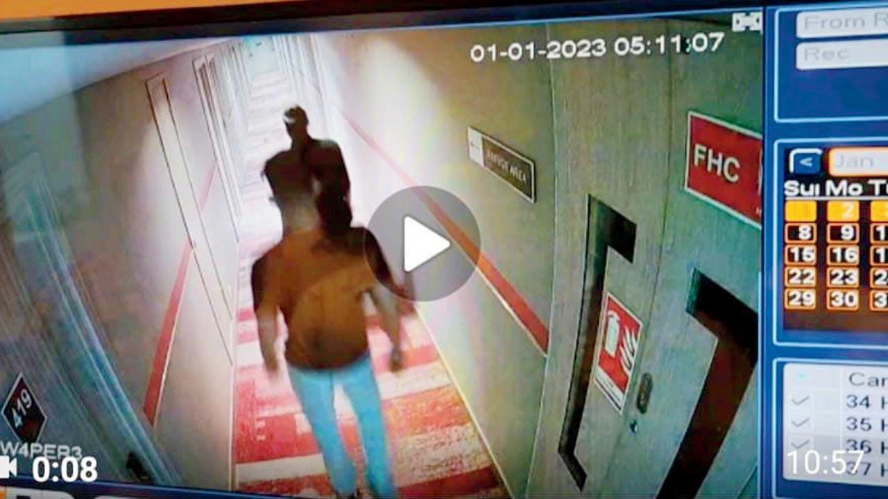 The CCTV footage that led to their arrest