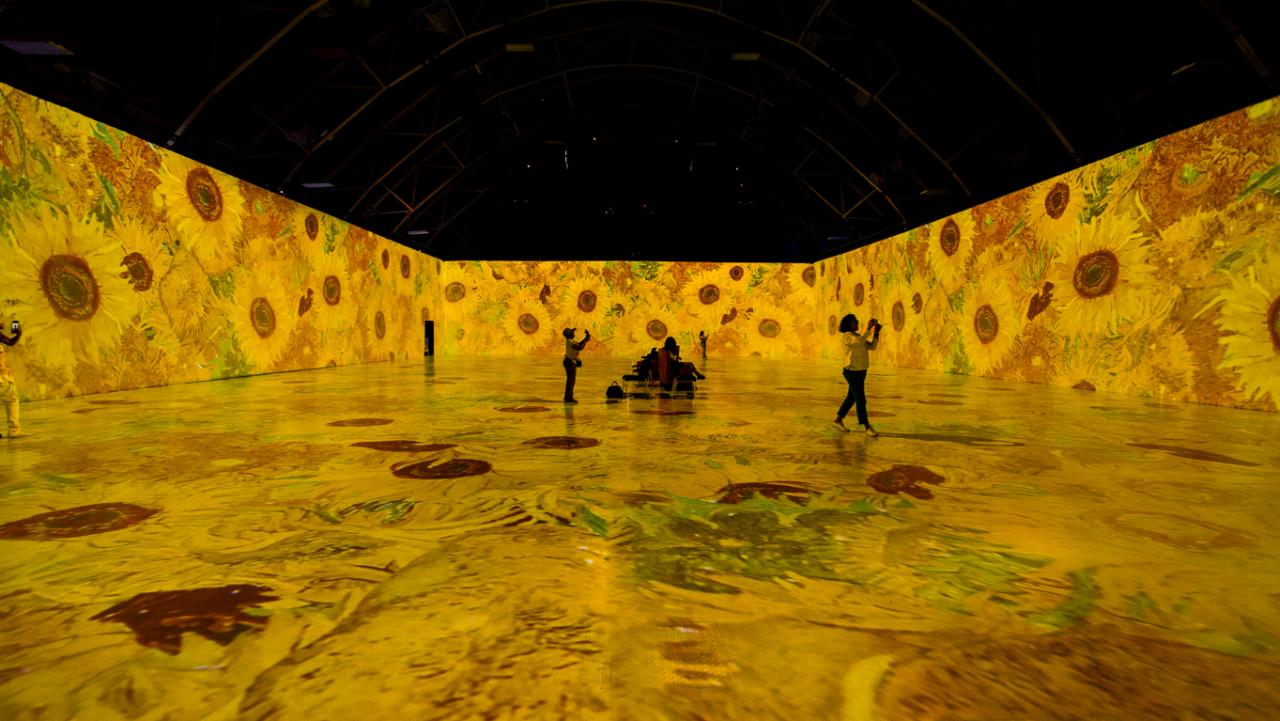 Van Gogh 360° is a three-dimensional world that will exhilarate the senses. The futuristic technology deploys large-scale 360° display achieved through dozens of projectors and high-powered computer servers that will deliver crisp and compelling images
