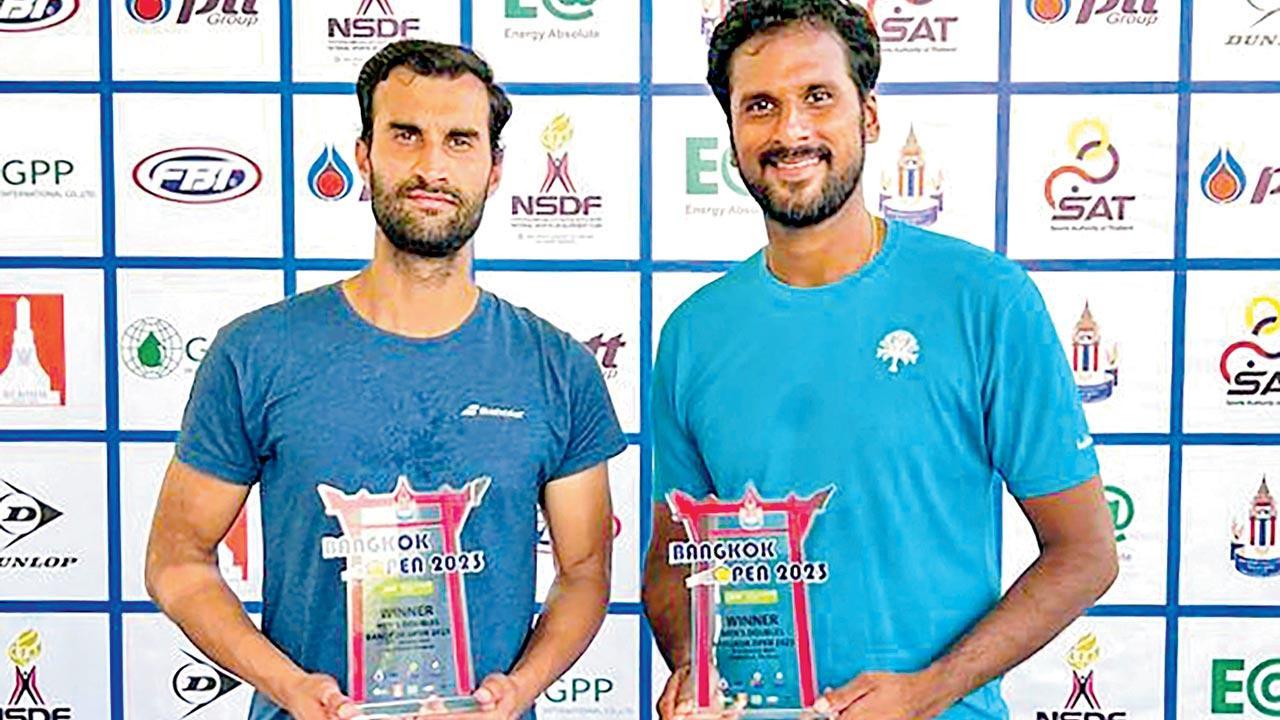 Indian duo of Yuki-Saketh clinch Bangkok Open Challenger title