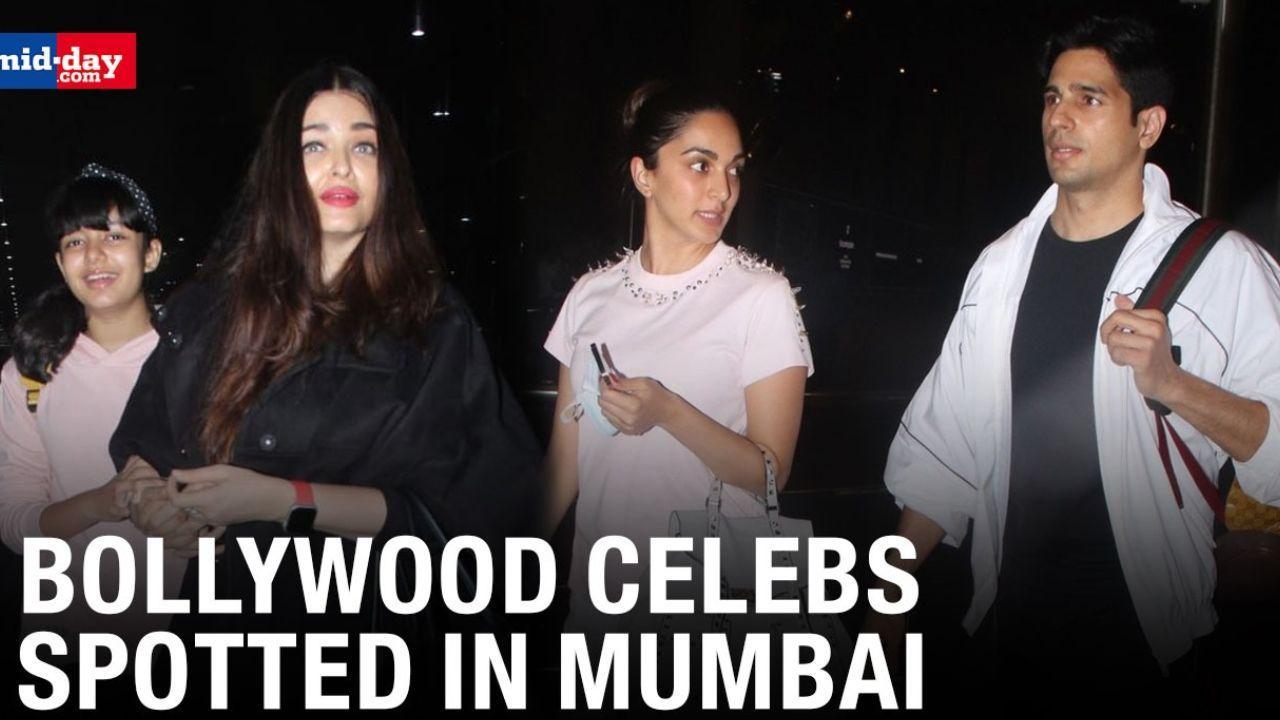 Aishwarya Bachchan, Sidharth Malhotra, Kiara Advani & others spotted at airport