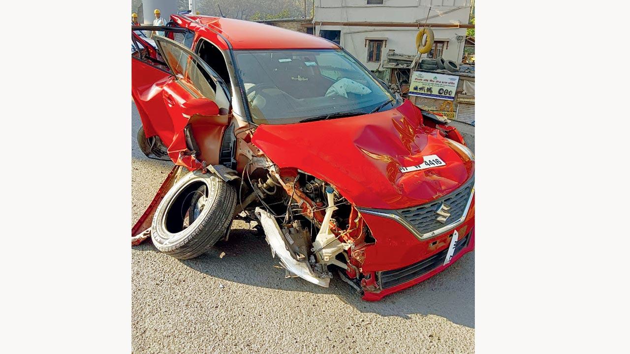 Complainant Suresh Villari’s vehicle