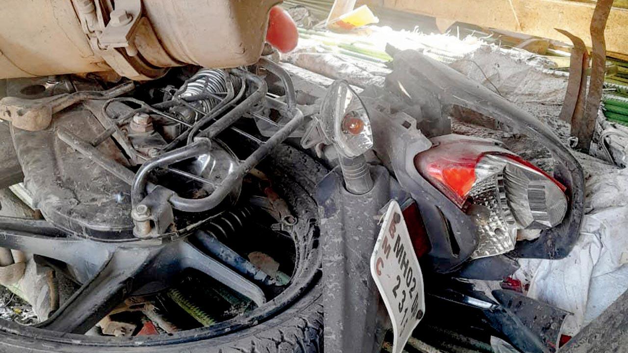 The deceased’s motorcycle