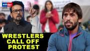 Bajrang Punia and other wrestlers call off protest after assurance from Union Minister Anurag Thakur