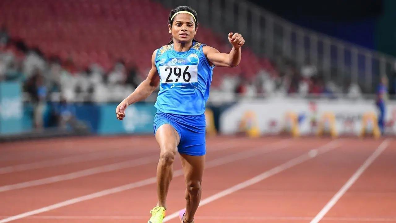 Dutee Chand tests +ve for banned substances