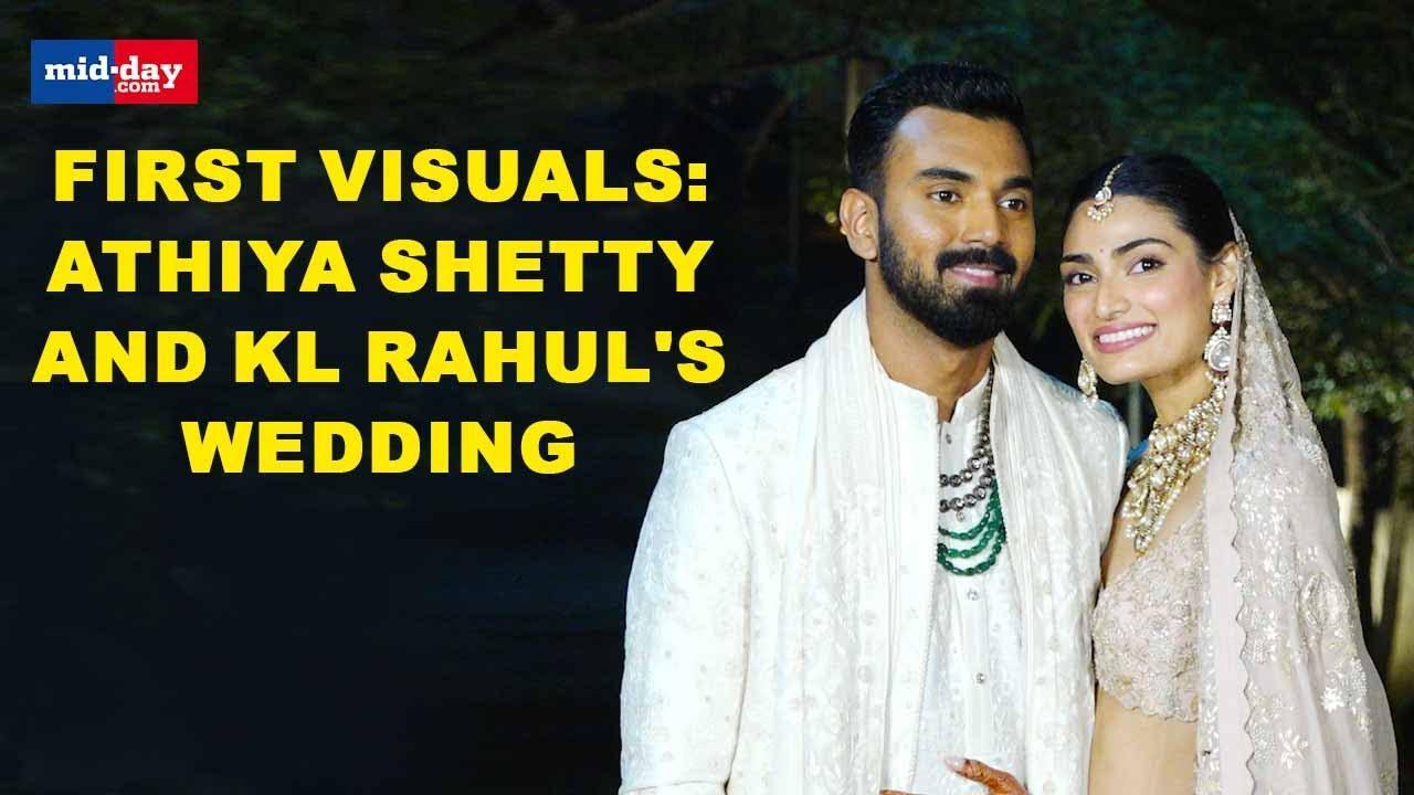 KL Rahul-Athiya Shetty Wedding: First visuals of the newly married couple