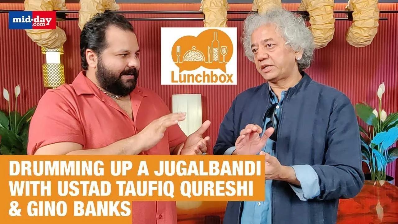 Caption: Mid-day Lunchbox with Taufiq Qureshi & Gino Banks