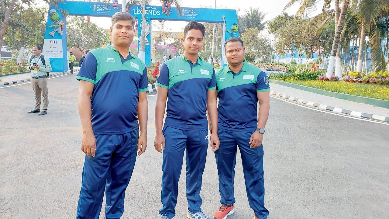 Welcome to Kalinga Stadium, where cops have a sporty look