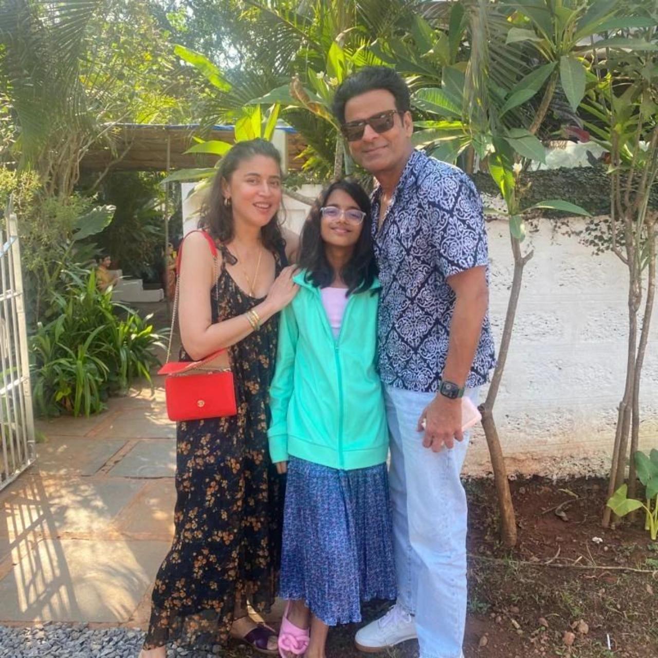 Actor Manoj Bajpayee is usually quite private when it comes to his family. His daughter has also been away from the limelight. However, recently, the actor took to his Instagram handle to share a couple of pictures form his family vacation