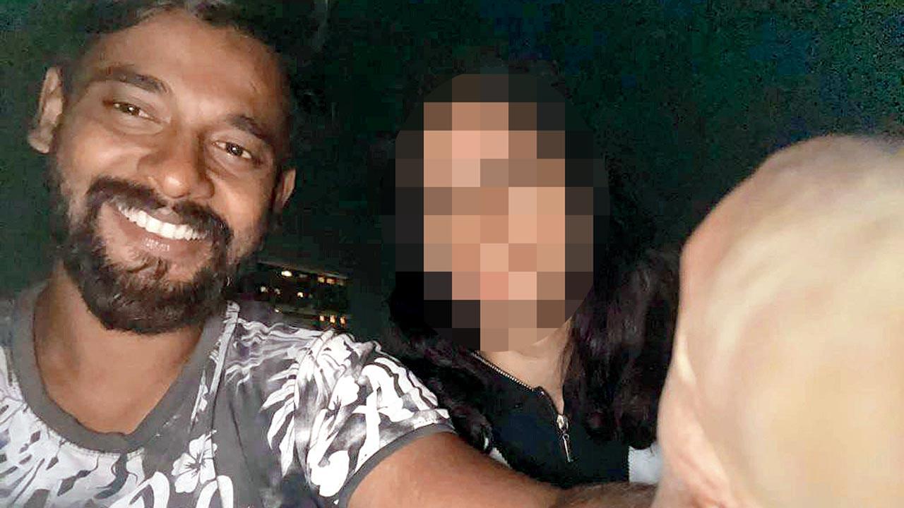 A photo of arrested accused Mithu Singh with the woman