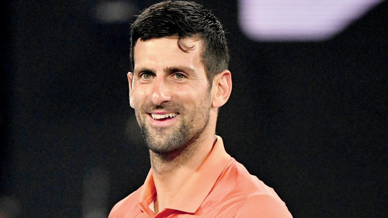 Novak Djokovic gets emotional after warm return to Australian Open
