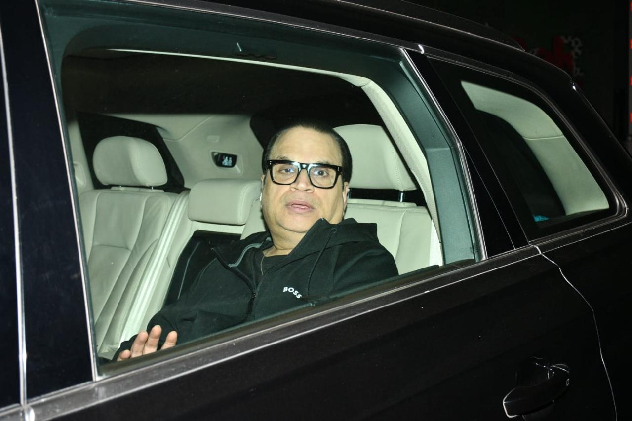 Shah Rukh Khan, Deepika Padukone, John Abraham-starrer Pathaan hit the theatres across the world on January 25. The film marked the return of Khan to the big screen after four years. 
In pic- Ramesh Taurani at the screening of Pathaan which was hosted by YRF on release day