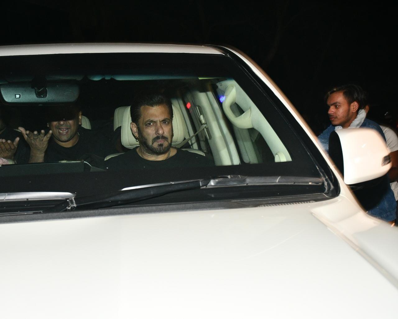 Salman Khan who plays a cameo in Pathaan was also seen at the screening hosted by YRF on Wednesday night. Khan reprised the role of Tiger for the film. In the film, SRK's Pathaan also confirmed that he will be appearing in Tiger 3 which will be released later this year