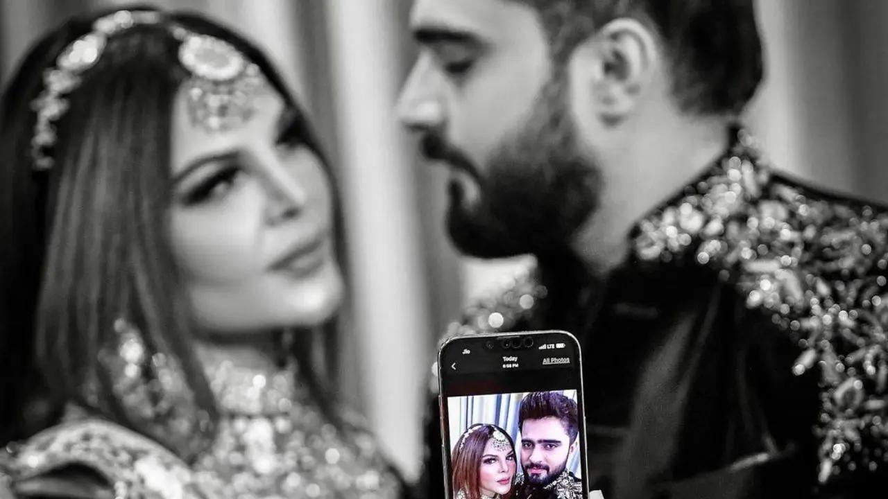 Pics of Rakhi Sawant, Adil Khan's 'court wedding' go viral