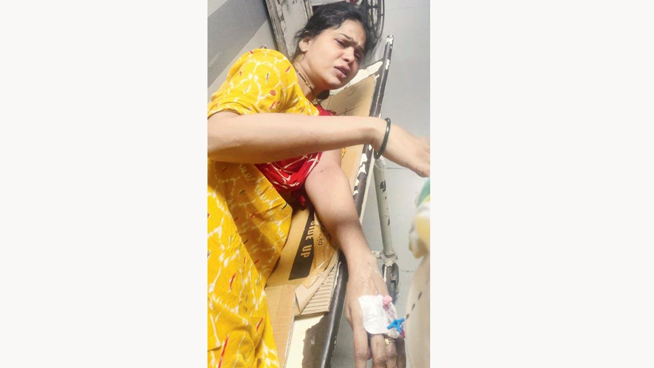 Anjali Patekar, daughter of  Shiv Ganesh Housing Society Chairman Lav Patekar, was assaulted by members of Dhobi Ghat Om Duttaji Nagar Kruti Samiti on December 18