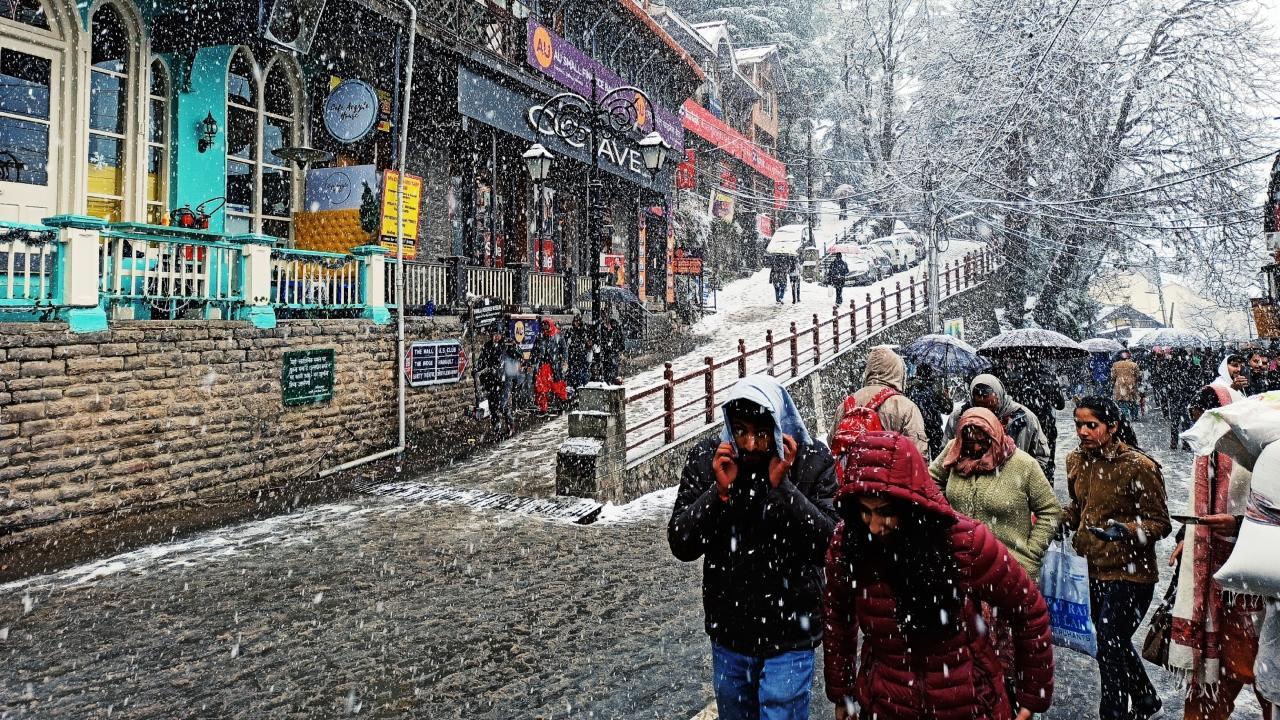 Fresh snowfall disrupts daily life in Himachal Pradesh's higher reaches, tribal areas