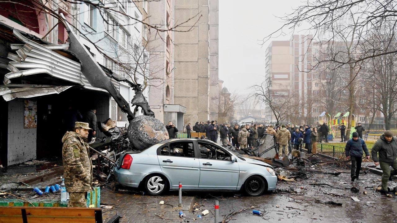 Ukraine’s interior minister, 17 others die in helicopter crash