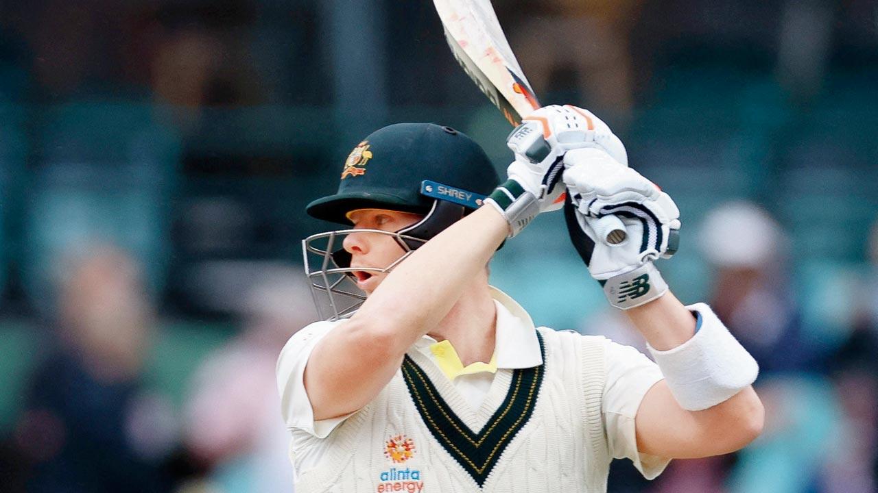 Steven Smith during his 104