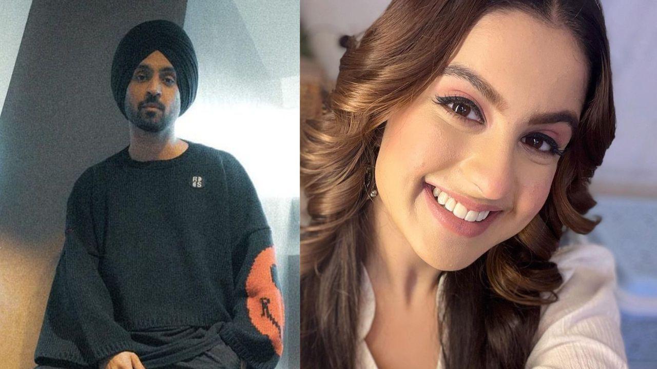 Watch video: Tunisha Sharma introducing herself as an actress before Diljit Dosanjh during a live chat on social media