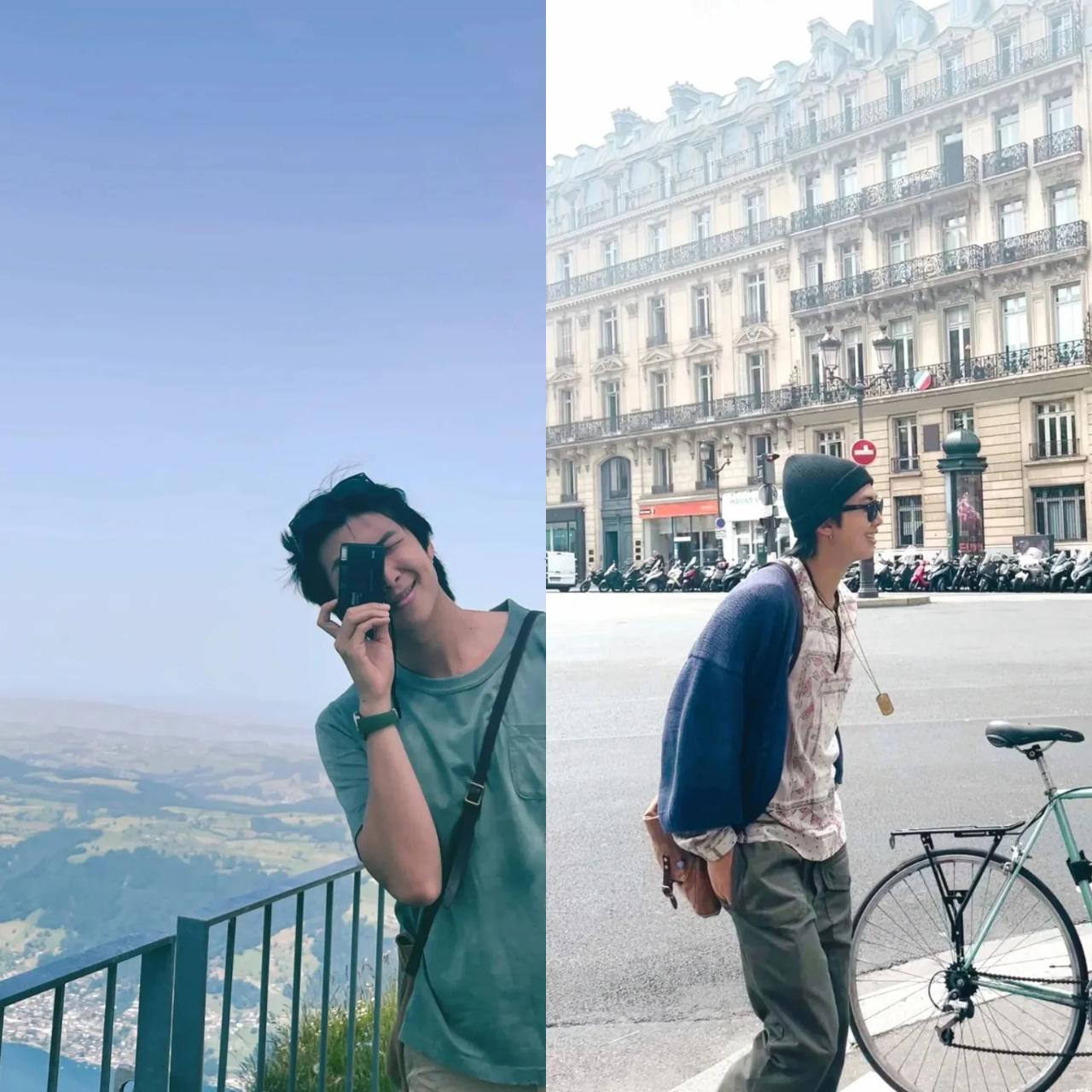 Namjoon treats ARMYs to his travels around Seoul and the world almost every week. They capture ordinary moments of fun and magic, inspiring fans to take out time to take care of themselves