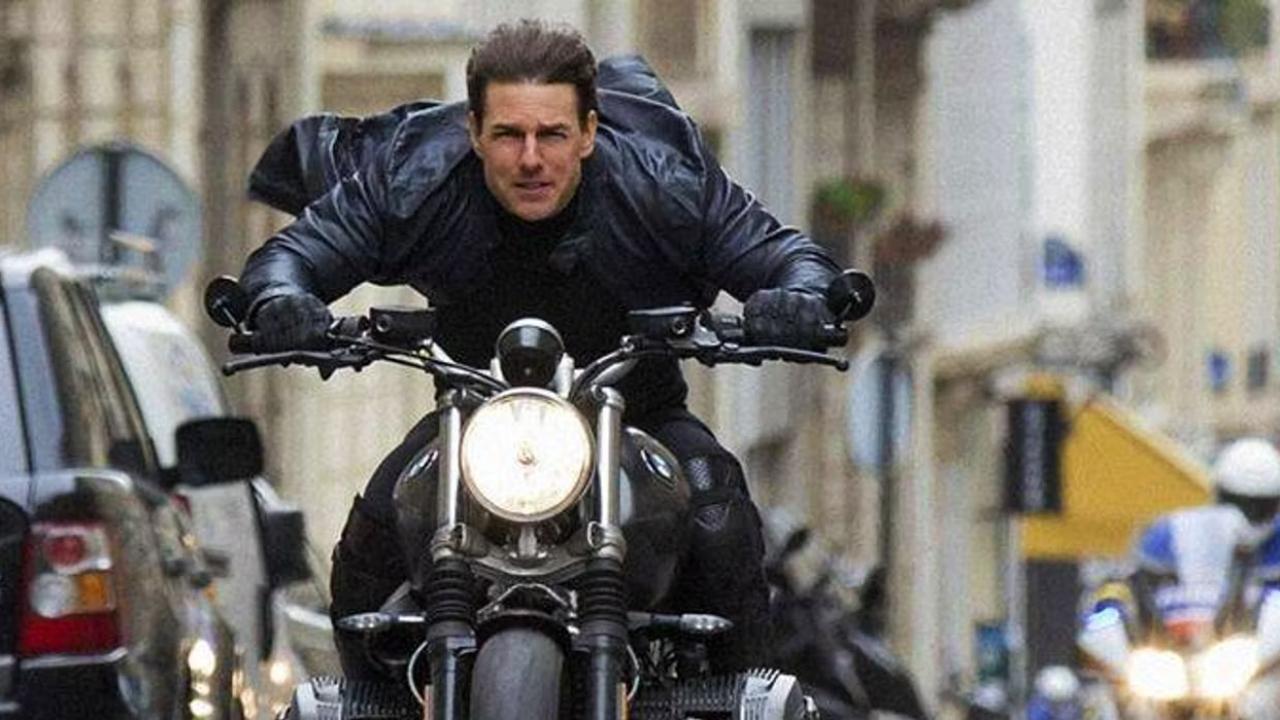 The bikes are back! Tom Cruise dangerously sped through crowded Parisian streets in this high-speed chase