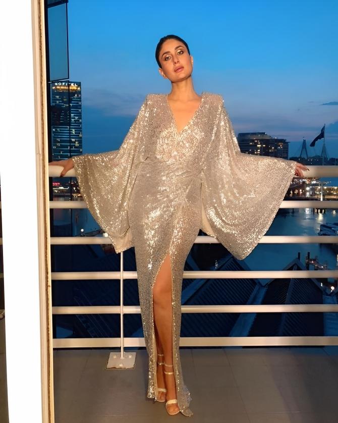 Kareena 'icon' Khan serves major fashion goals in this shimmery creation