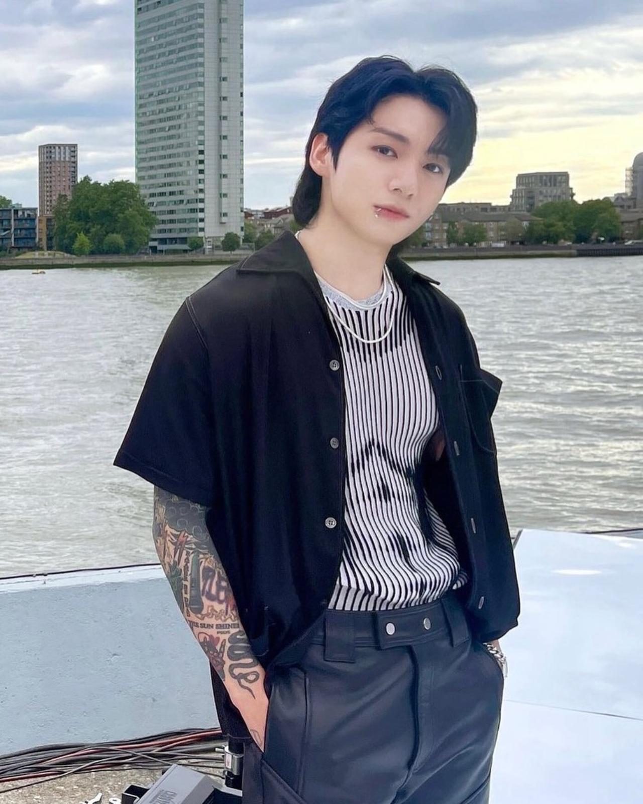 Jungkook also engaged in a conversation with the BBC Live Lounge hosts. He said that taking time apart as a group to reflect on their individual characteristics and musical tastes will amplify their synergy as a team when they get back together – and he can’t wait for that to happen. ARMYs can’t wait to see BTS all together on stage again either!