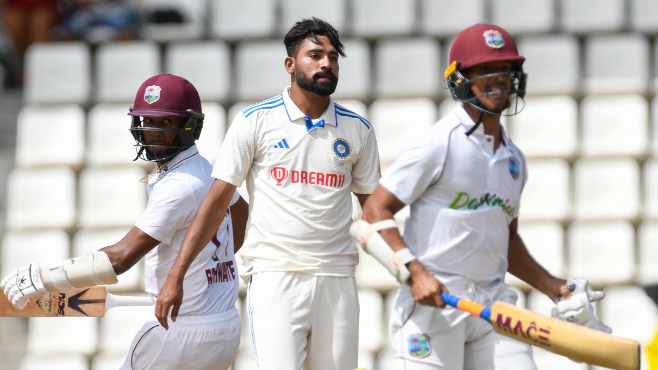 West Indies won the toss and captain Kraigg Brathwaite elected to bat first. He, along with Tagenarine Chanderpaul, opened for WI. However, Ravichandran Ashwin took both wickets early in the game and the openers left at 20 and 12 respectively without making a major impact.