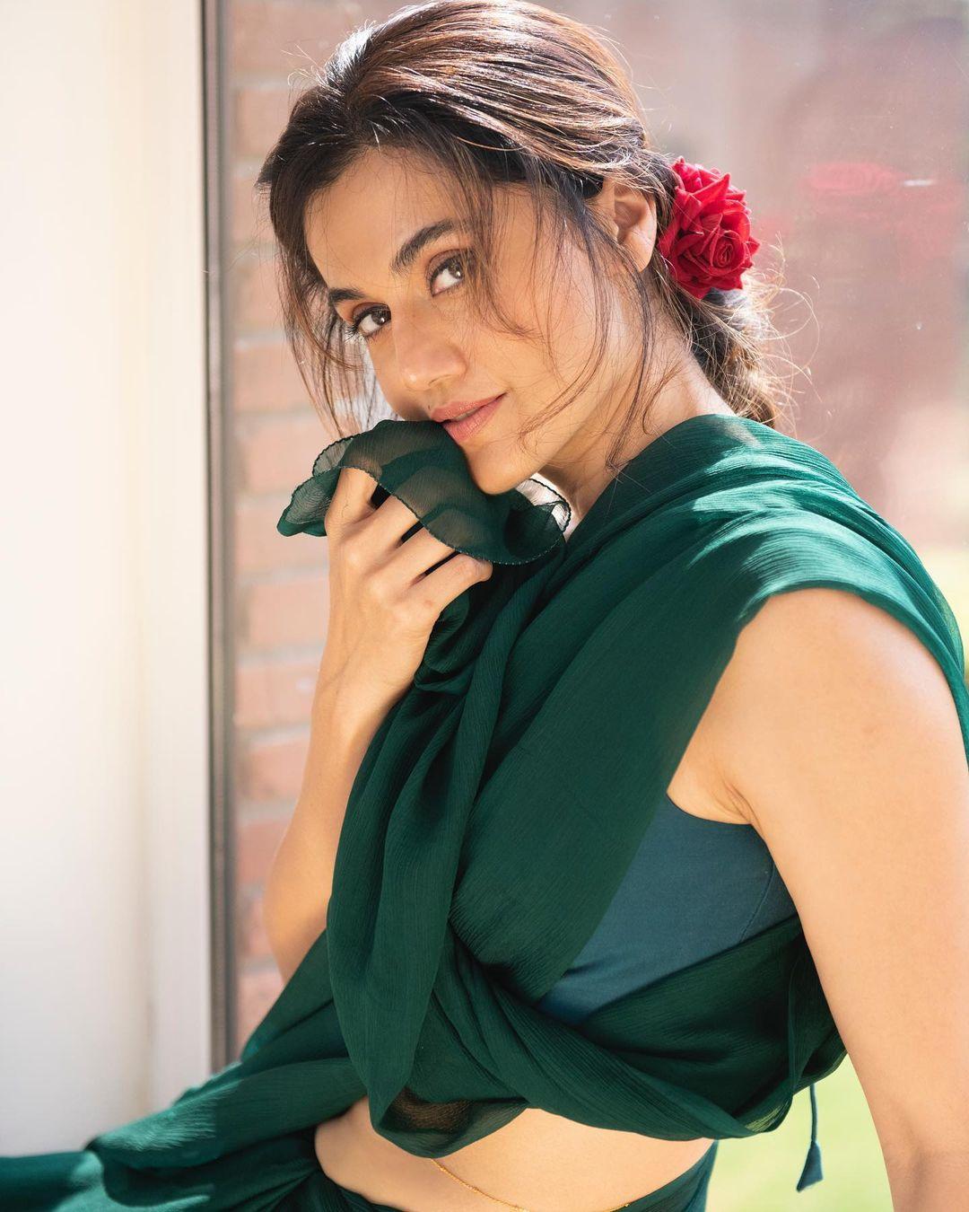 Trendsetter Taapsee redefining fashion with her bold choices.