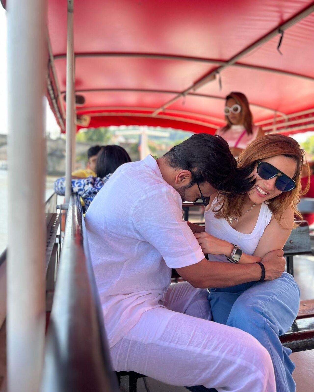 Ankita Lokhande and Vicky Jain recently shared beautiful photos on a yacht that left their fans and followers in awe