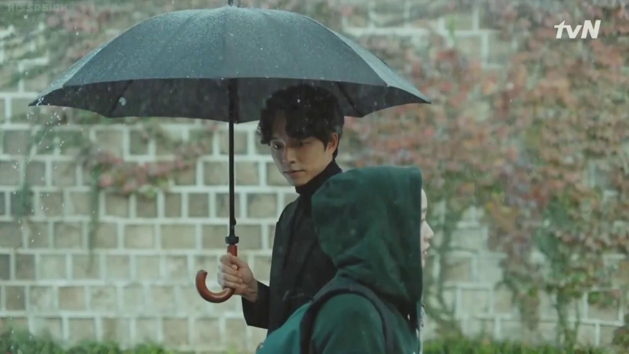 Goblin 
This serendipitous rainy encounter between the Goblin and his destined bride, Kim Eun Tak made audiences swoon! The scene is beautifully shot in slow-motion. The rain builds up the anticipation for the viewers - for the pair on-screen have no idea how big of a role they'll soon play in each other's lives 