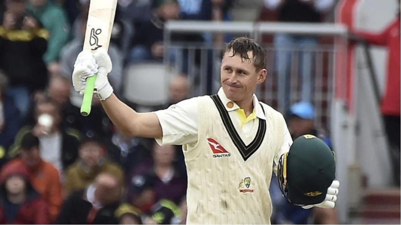 After Chris Woakes explosive bowling and England batters’ gritty performance, Australia found hope in Marnus Labuschagne who scored a century (111 runs) in the visitors’ second innings to keep them in the race to win the match. (Pic: AP)