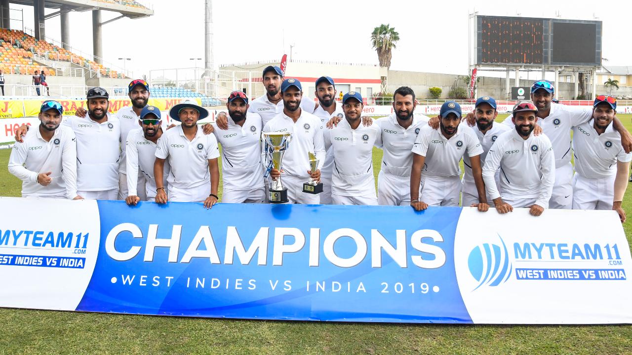 India beat West Indies 2-0 in their previous Test series clash in 2019. They won by 318 runs in the first Test and by 257 runs in the second.