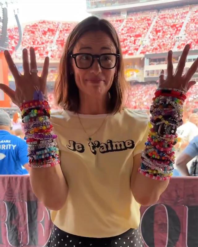 Amidst the sea of devoted Swifties, she is adorned with countless friendship bands, a heartwarming testament to the profound impact Taylor Swift has on her fans.