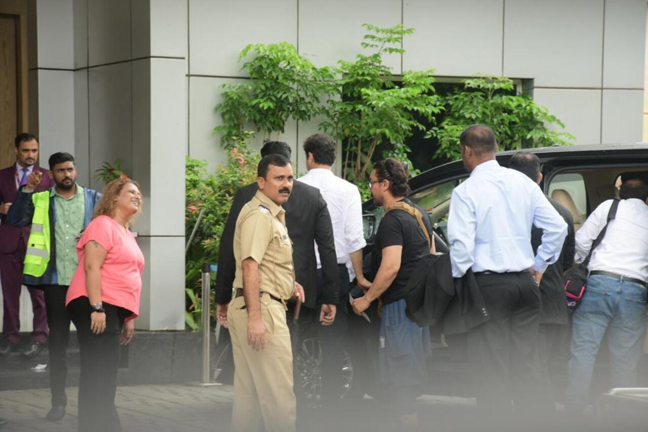 Yesterday, Aamir Khan was snapped at the airport
