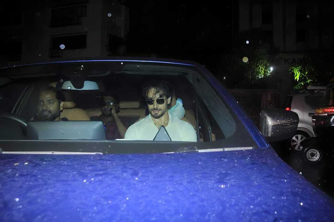 Tiger Shroff attended the special screening of 'Rocky Aur Rani Kii Prem Kahaani' at YRF studios
