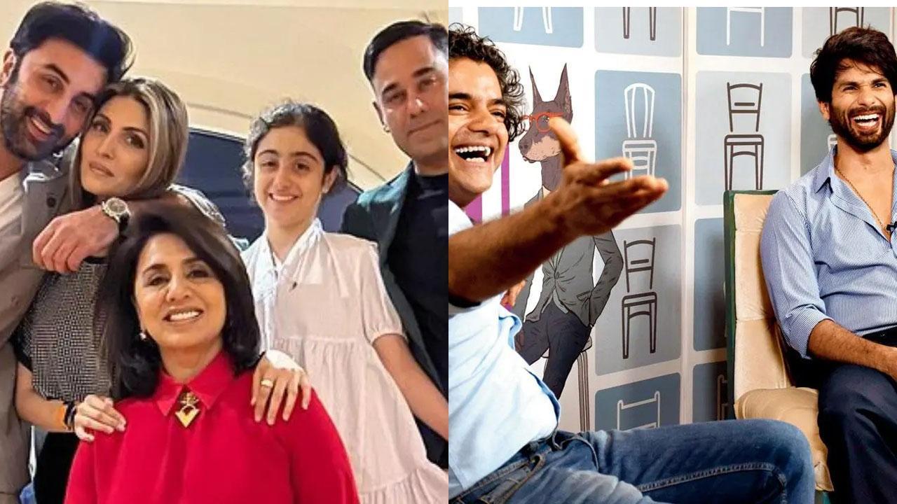Neetu Kapoor celebrated her 65th birthday on 8 July. (Pic- Instagram), Shahid Kapoor joins Hitlist editor Mayank Shekhar for the latest edition of Sit with Hitlist. Pics/Ashish Raje, Aishwarya Deodhar
