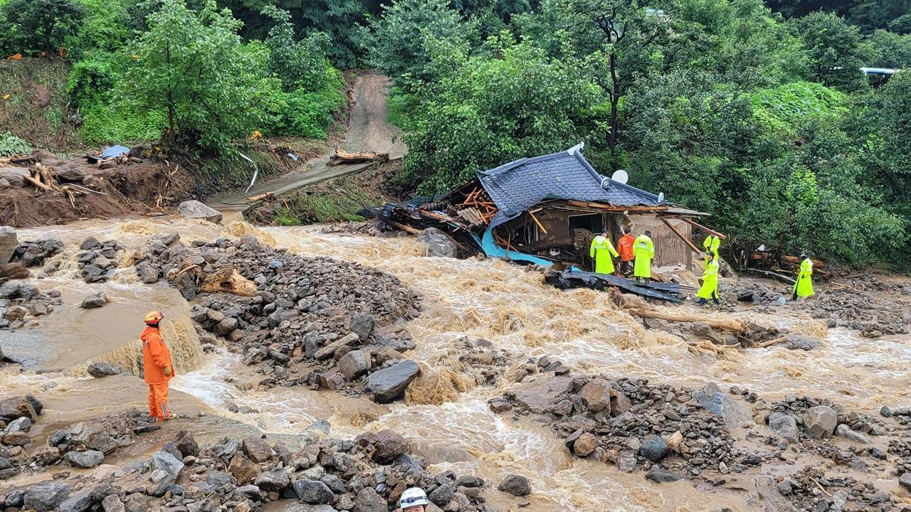 In Photos: South Korea’s death toll from floods hits 40