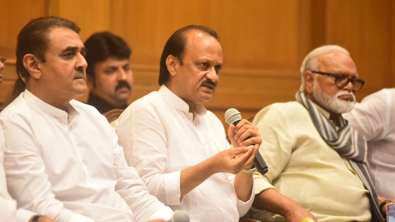Ajit Pawar said the party and MLAs were with him and the notice for disqualification against him and the eight newly sworn-in ministers was meaningless