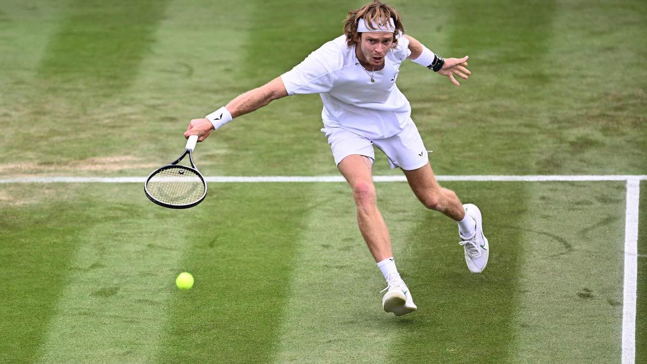 Wimbledon: Andrey Rublev rallies past Aslan Karatsev, Zverev & Berrettini advance