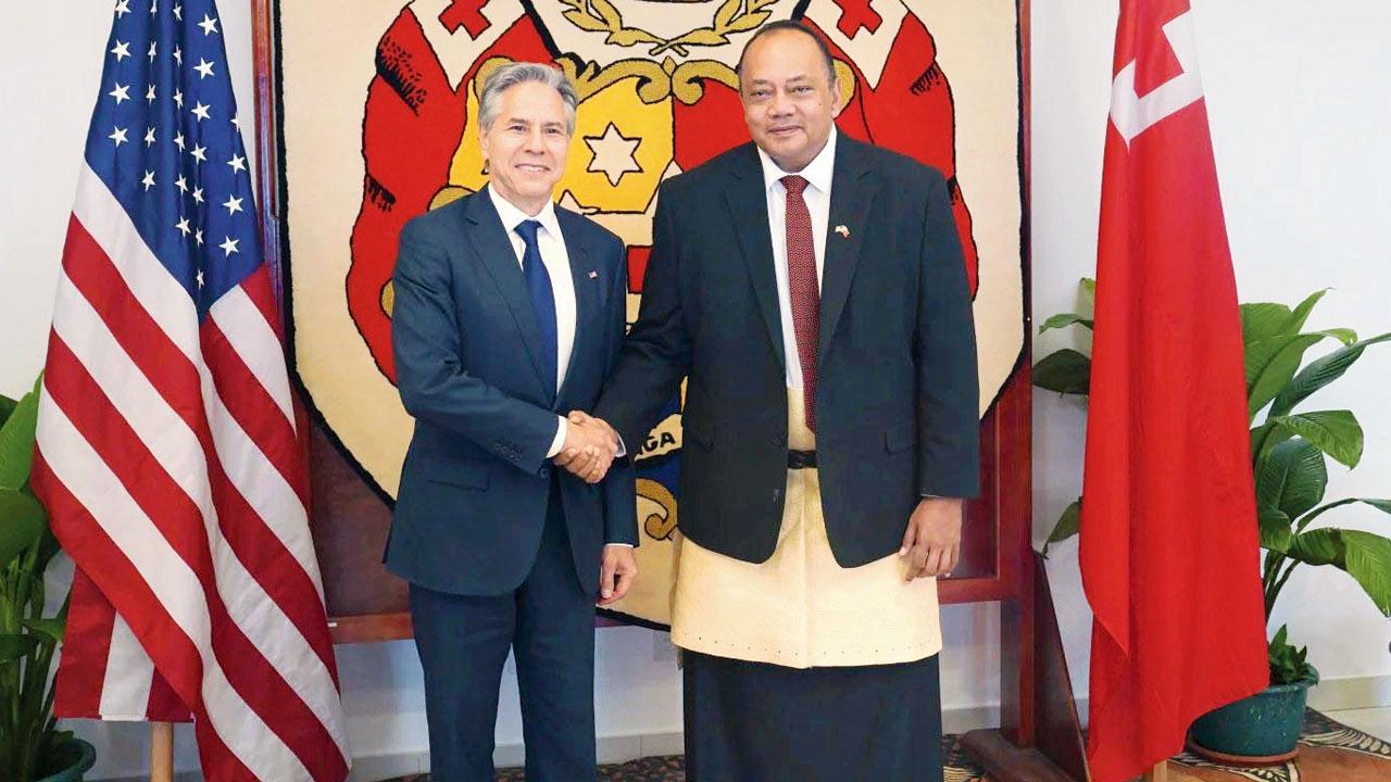 Blinken visits Tonga in bid to counter China domination