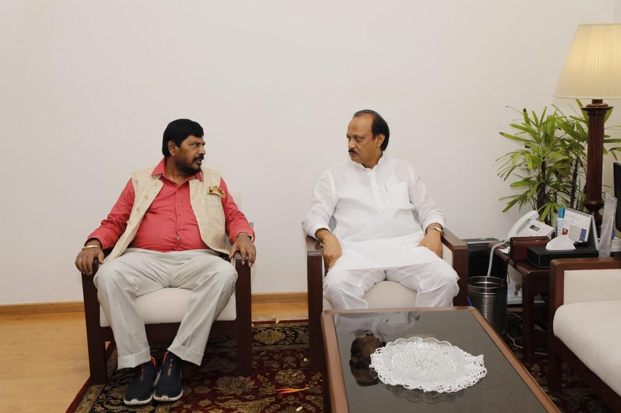 After the meeting, Ramdas Athawale said Ajit Pawar's support to the NDA will 