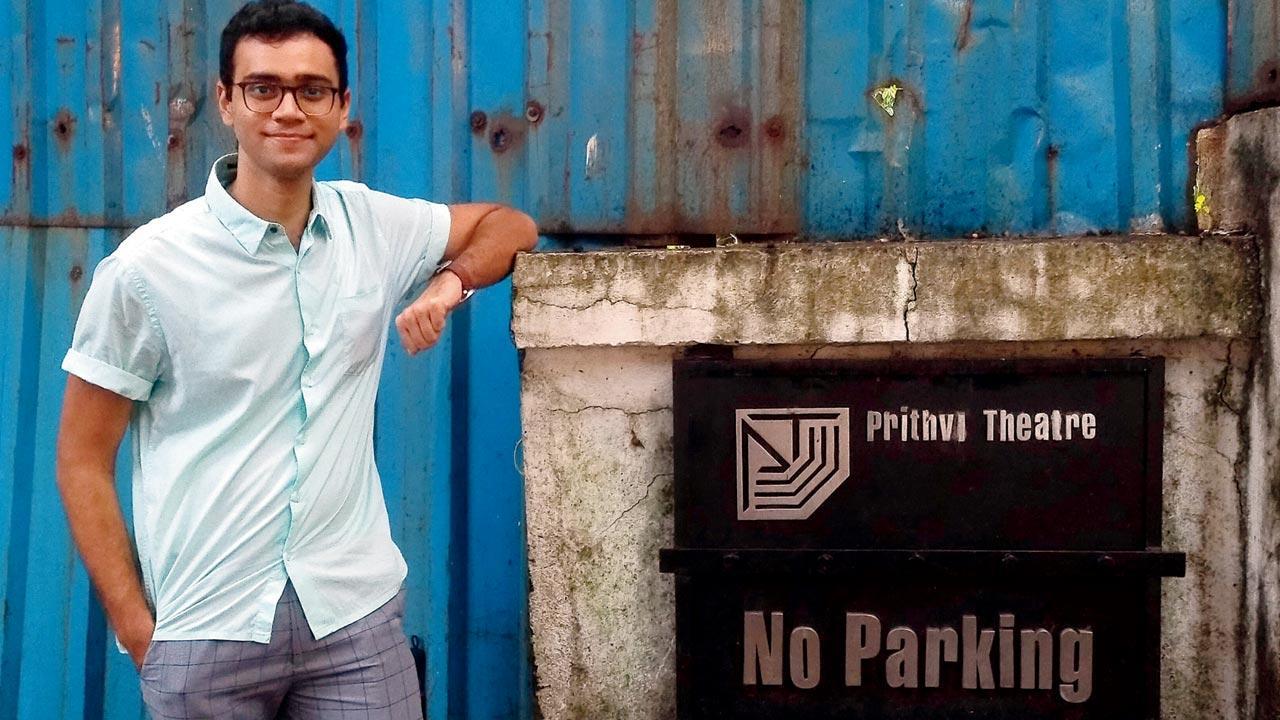 Atif Ally Dagman at Prithvi theatre. Pic/Aishwarya Deodhar