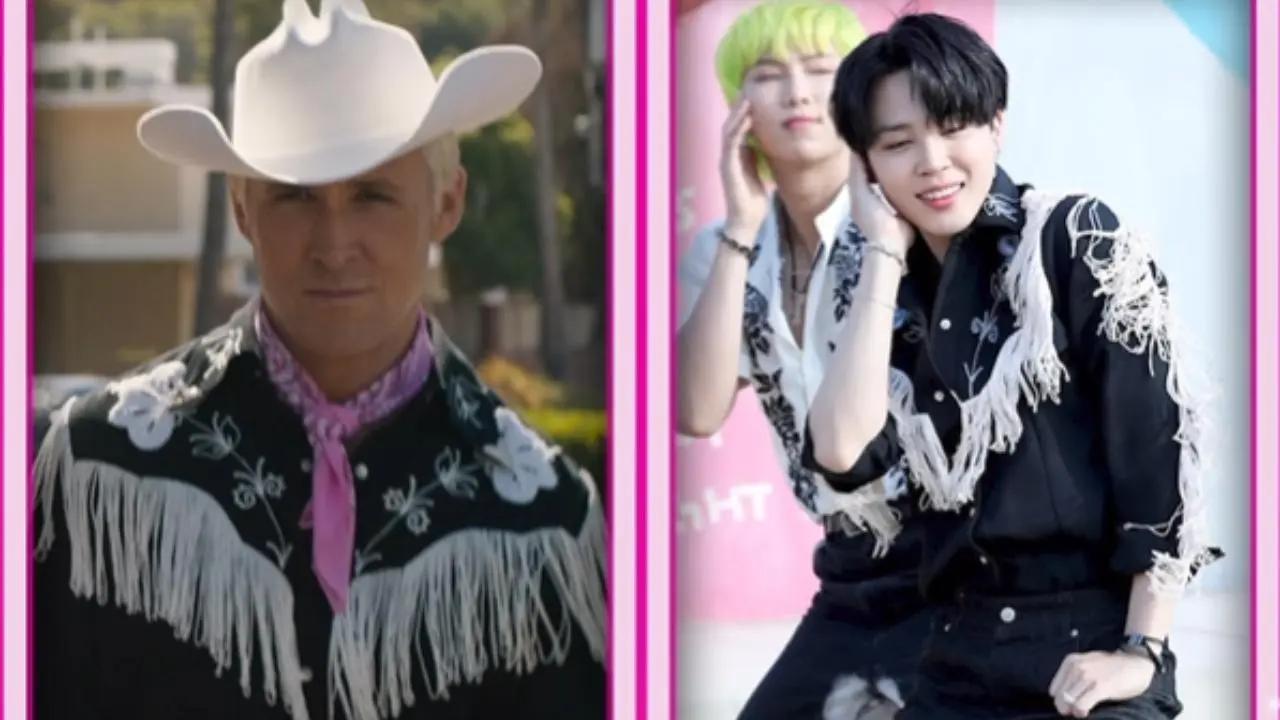 With Barbie promotions in full effect, Ryan Gosling who plays 'Ken' in the movie, addressed BTS member Jimin in a new video. Ryan Gosling mentioned that he broke the one cardinal rule of being ‘Ken’, “Never copy another Ken's style