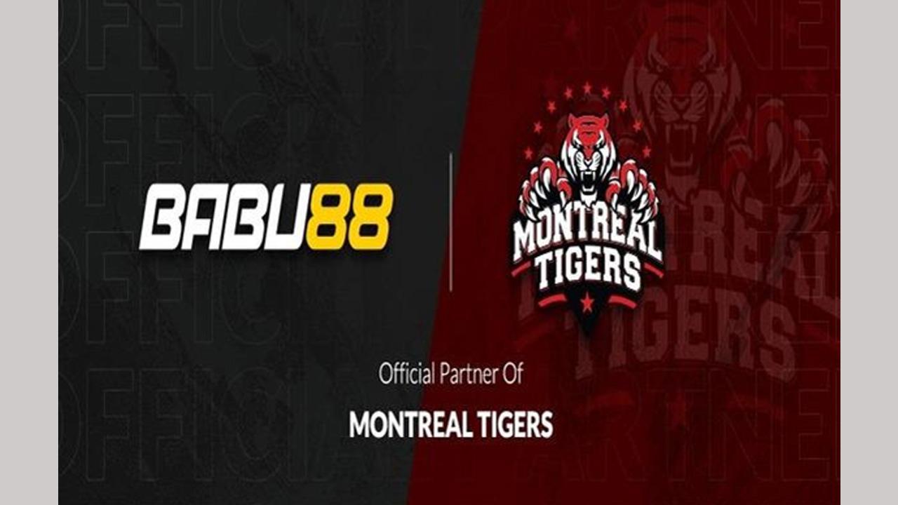 Babu88 Powers Montreal Tigers as Principal Sponsor for GT20 Canada 2023