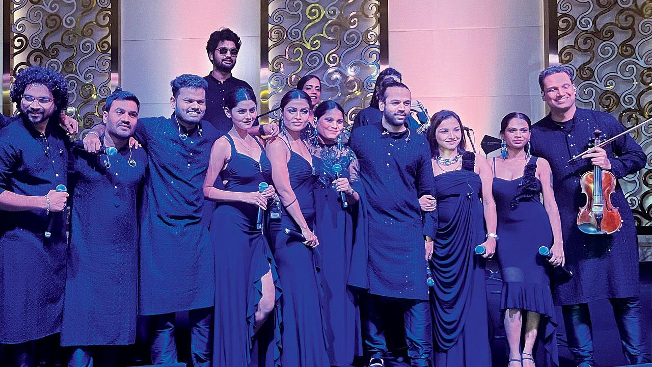 Members of The Bombay Choir