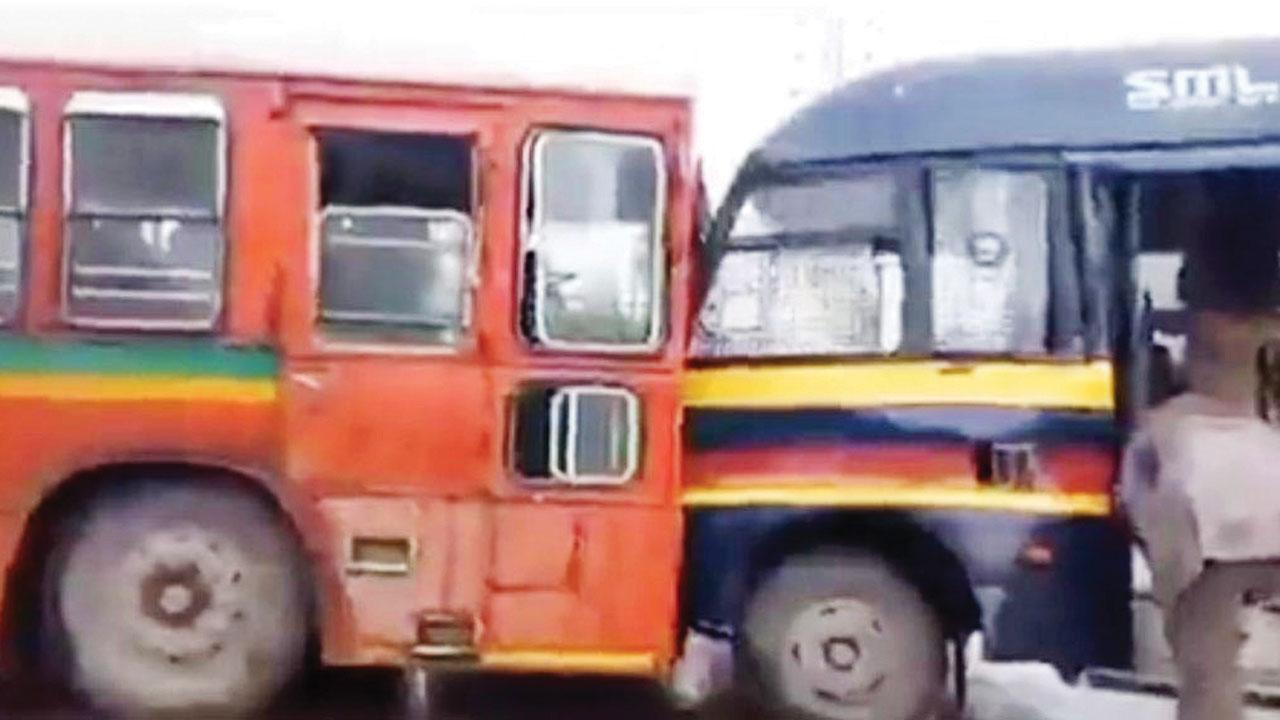 Police van collides with BEST buses in Vashi; series of mishaps raises concerns