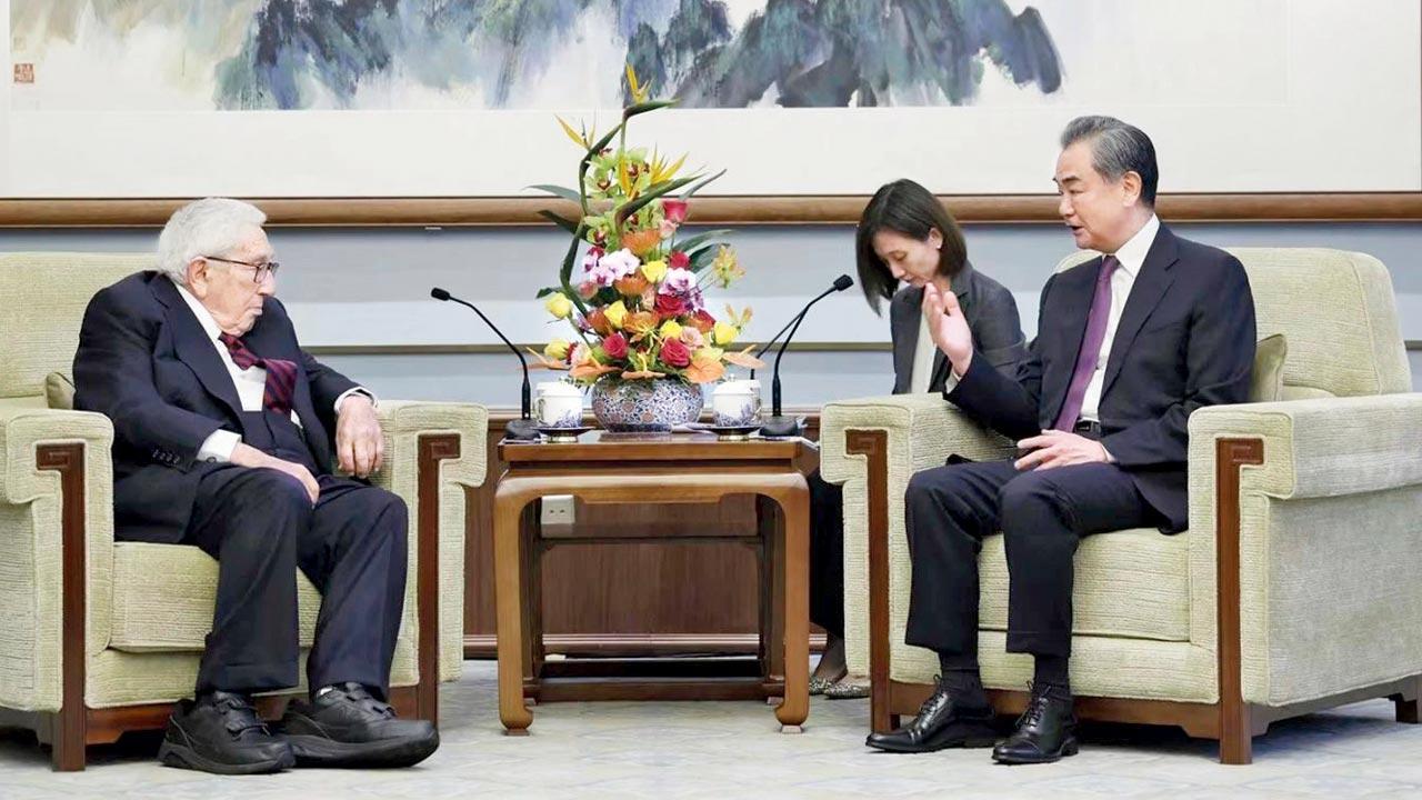 China looks to Kissinger to improve ties with US